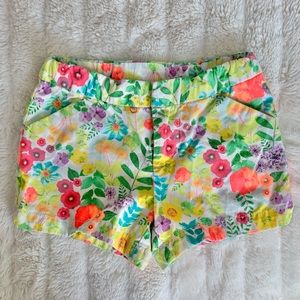Cherokee floral shorts girl XS 4-5